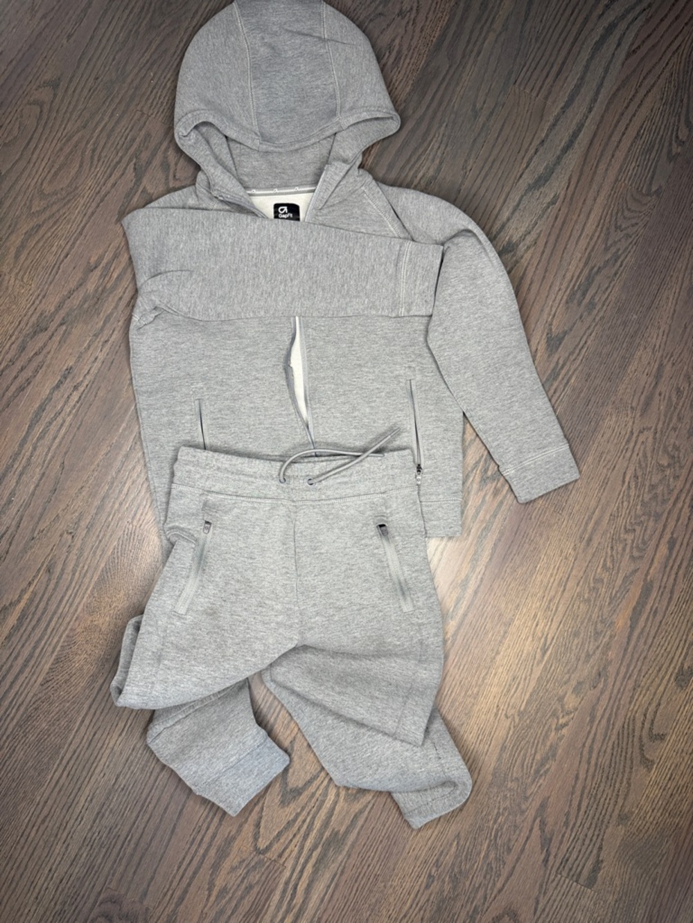 GAP Kids Light Gray Hoodie & Joggers Set